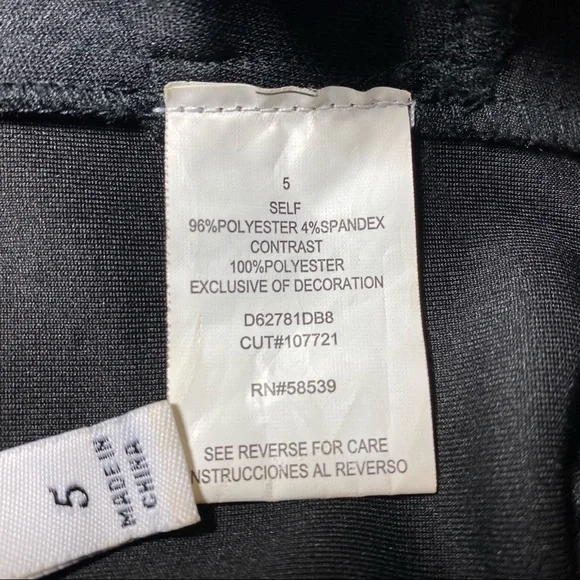 Speechless Bodycon Stretch Black Halter Dress with Rhinestones Strap. Size 5 - Picture 4 of 5